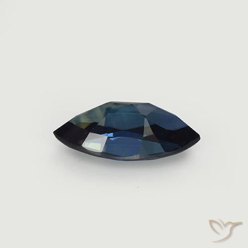 Sapphire Gemstone in 9.1 x 4.6 mm Size for Sale, Sapphire Stone in Night Blue Color