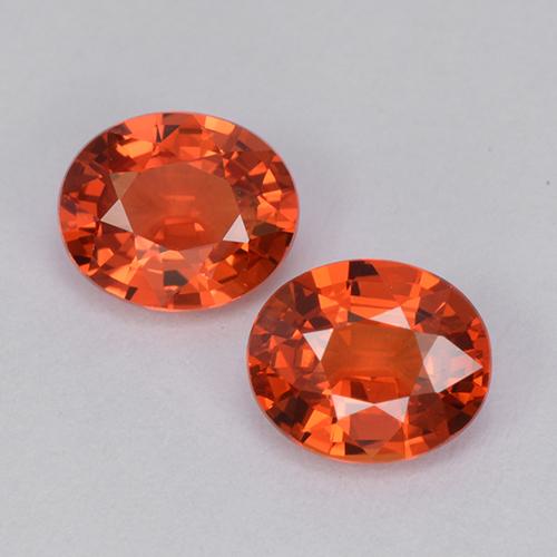 Intense Red Sapphire Gem - 0.9ct Oval Facet (ID: 511951)