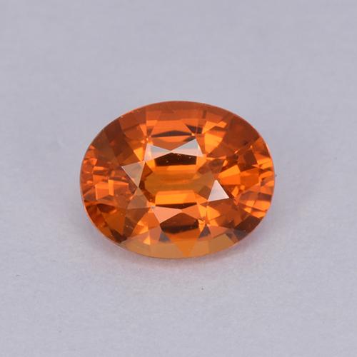 Ámbar naranja Zafiro Gema - 0.8ct Forma ovalada (ID: 511972)
