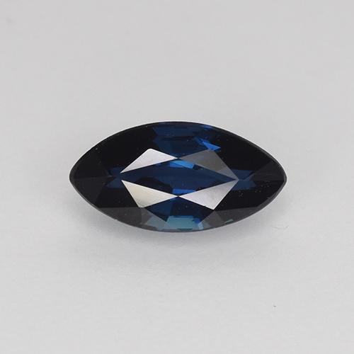 Azul noche Zafiro Gema - 0.9ct Forma marquesa (ID: 512350)