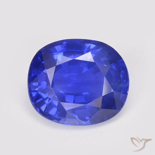 3.24 ct Loose Blue Sapphire, 10.1 x 8.6 mm Oval Cut From Sri Lanka, Photo A