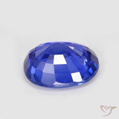 Sapphire Gemstone in 10.1 x 8.6 mm Size for Sale, Sapphire Stone in Cornflower Blue Color