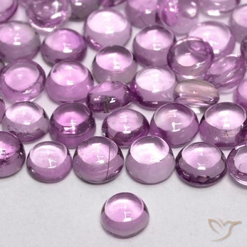 0.22ct Natural Pinkish Violet Purple Sapphire, Round, Transparent
