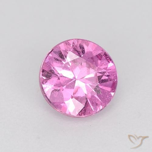 0.58 ct Purple Sapphire Stone, Natural Sapphire in Diamond-Cut Shape for Sale