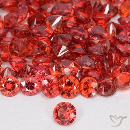 Best Orange Sapphires for Halo Ring | Matching Size and Color