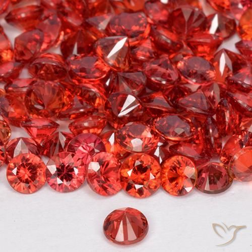 Best Orange Sapphires for Halo Ring | Matching Size and Color