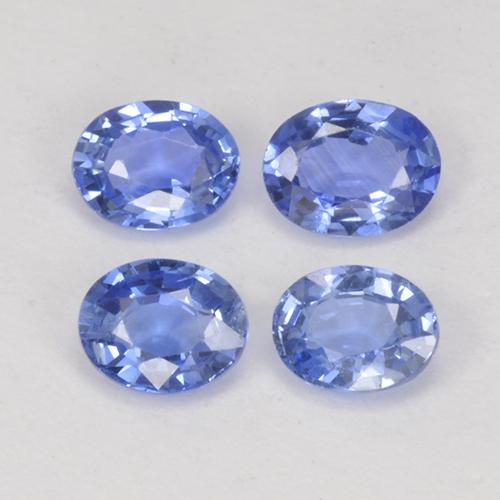 Azul pastel Zafiro Gema - 0.2ct Forma ovalada (ID: 517698)