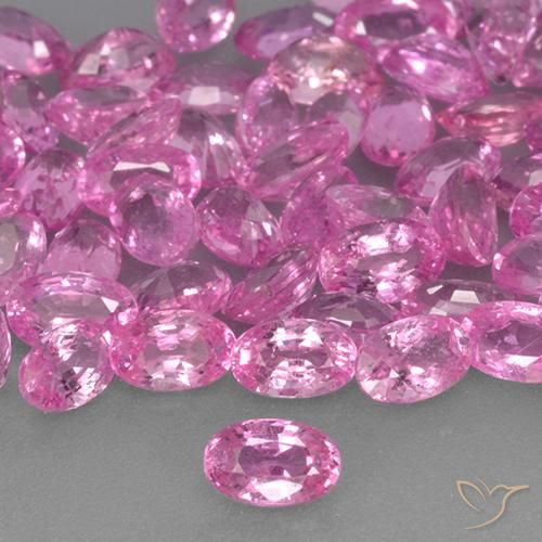 0.31ct Natural Medium Pink Sapphire, Oval, VS