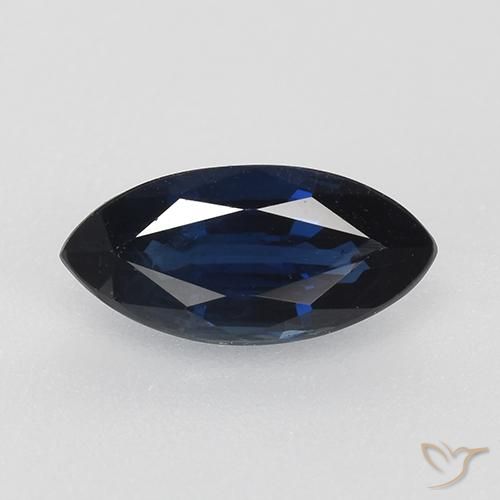0.73ct Natural Twilight Blue Sapphire, Marquise, VVS-VS