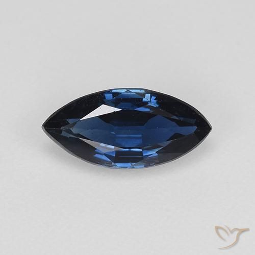 0.79ct Natural Twilight Blue Sapphire, Marquise, VVS-VS