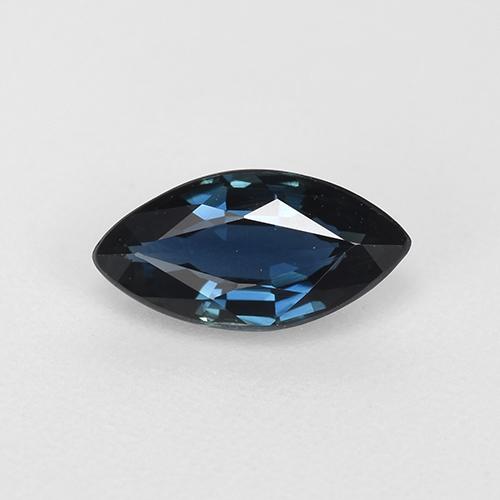 Azul noche Zafiro Gema - 0.8ct Forma marquesa (ID: 520608)