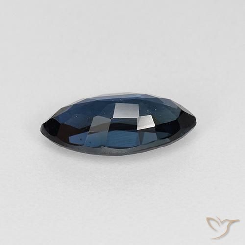 Sapphire Gemstone in 8.2 x 4.3 mm Size for Sale, Sapphire Stone in Dark Blue Color