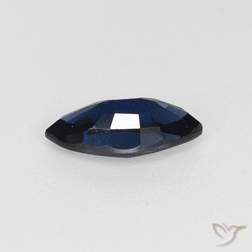Sapphire Gemstone in 8.1 x 4 mm Size for Sale, Sapphire Stone in Dark Blue Color