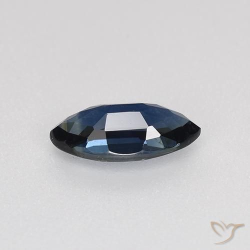 Sapphire Gemstone in 7.8 x 3.9 mm Size for Sale, Sapphire Stone in Twilight Blue Color