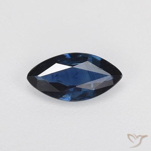 0.68ct Natural Royal Blue Sapphire, Marquise, VVS-VS