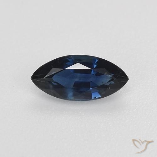0.70ct Natural Royal Blue Sapphire, Marquise, VVS-VS