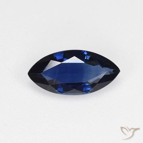 0.68ct Natural Twilight Blue Sapphire, Marquise, VVS-VS