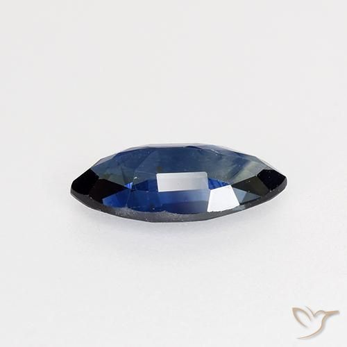 Sapphire Gemstone in 8.1 x 4 mm Size for Sale, Sapphire Stone in Twilight Blue Color
