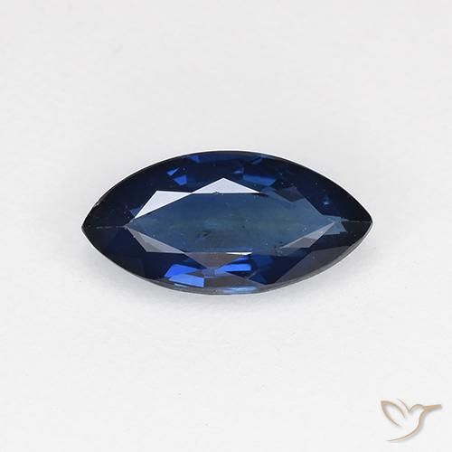 0.64ct Natural Twilight Blue Sapphire, Marquise, VVS-VS