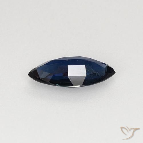 Sapphire Gemstone in 7.8 x 3.8 mm Size for Sale, Sapphire Stone in Deep Blue Color