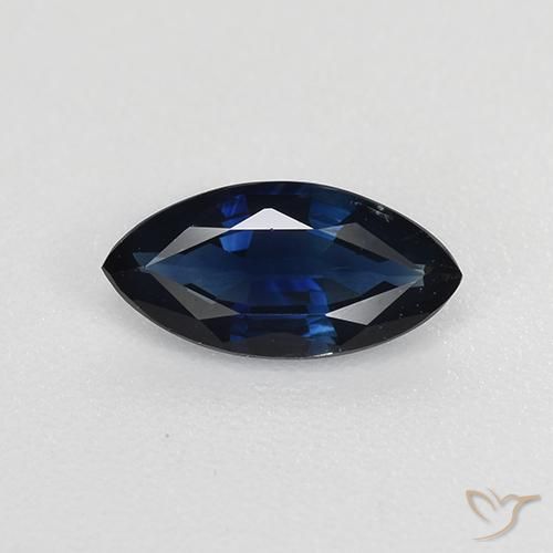 0.68ct Natural Twilight Blue Sapphire, Marquise, VVS-VS