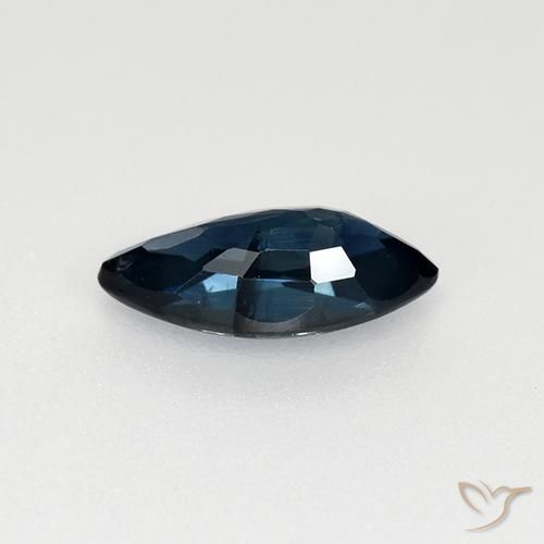 Sapphire Gemstone in 8.1 x 4 mm Size for Sale, Sapphire Stone in Dark Blue Color