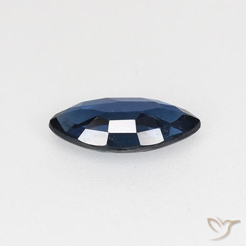 Sapphire Gemstone in 7.9 x 4 mm Size for Sale, Sapphire Stone in Dark Blue Color