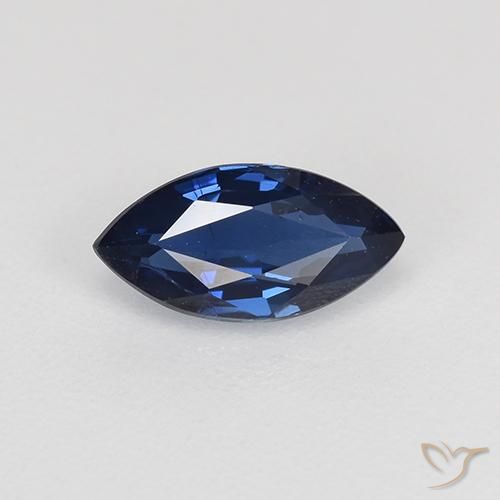 0.74ct Natural Twilight Blue Sapphire, Marquise, VVS-VS