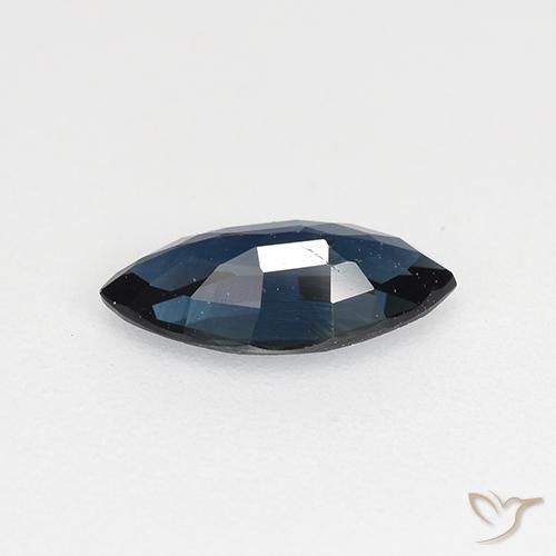 Sapphire Gemstone in 8.2 x 4.2 mm Size for Sale, Sapphire Stone in Night Blue Color