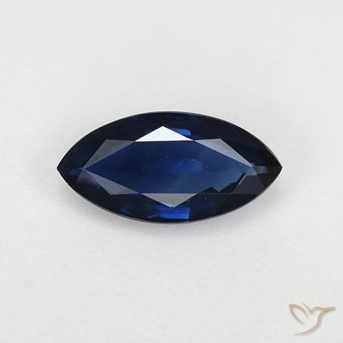 0.67ct Natural Twilight Blue Sapphire, Marquise, VVS-VS