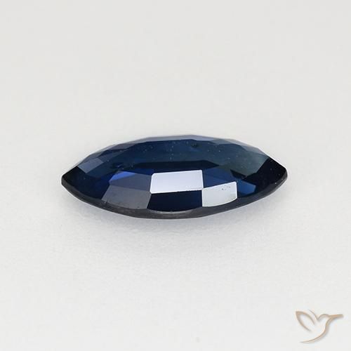 Sapphire Gemstone in 8.3 x 4.1 mm Size for Sale, Sapphire Stone in Twilight Blue Color