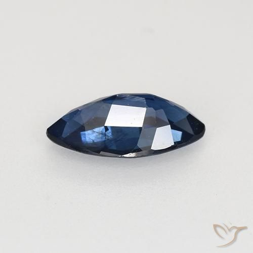 Sapphire Gemstone in 8.1 x 4.1 mm Size for Sale, Sapphire Stone in Royal Blue Color