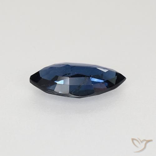 Sapphire Gemstone in 8 x 4.1 mm Size for Sale, Sapphire Stone in Deep Blue Color