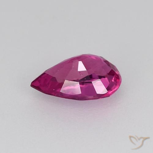Sapphire Gemstone in 6.7 x 4.4 mm Size for Sale, Sapphire Stone in Reddish Purple Color