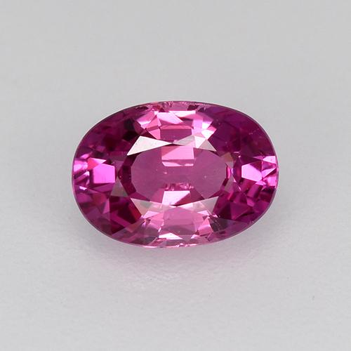 Magenta-Pink Сапфир Камень - 0.6ct Фасетный Овал (ID: 522156)