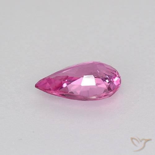 Sapphire Gemstone in 6.4 x 4.2 mm Size for Sale, Sapphire Stone in Reddish Purple Color