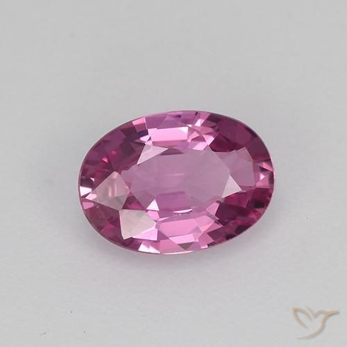 0.69 ct Purple Sapphire Stone, Natural Sapphire in Oval Facet Shape for Sale