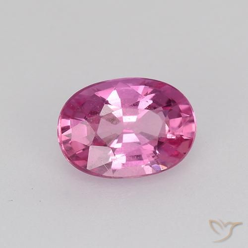 0.80 ct Purple Sapphire Stone, Natural Sapphire in Oval Facet Shape for Sale