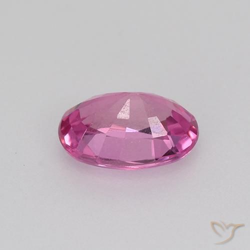 Sapphire Gemstone in 6.4 x 4.6 mm Size for Sale, Sapphire Stone in Reddish Purple Color
