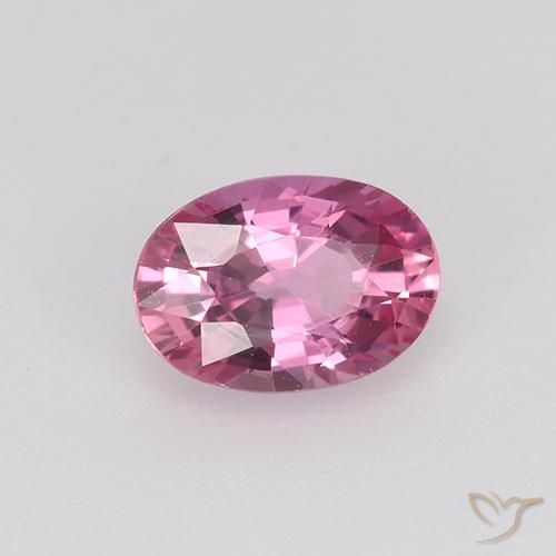 0.73 ct Purple Sapphire Stone, Natural Sapphire in Oval Facet Shape for Sale