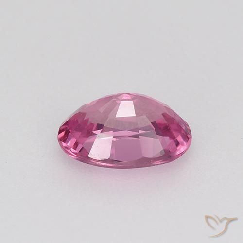 Sapphire Gemstone in 6.3 x 4.4 mm Size for Sale, Sapphire Stone in Pinkish Purple Color