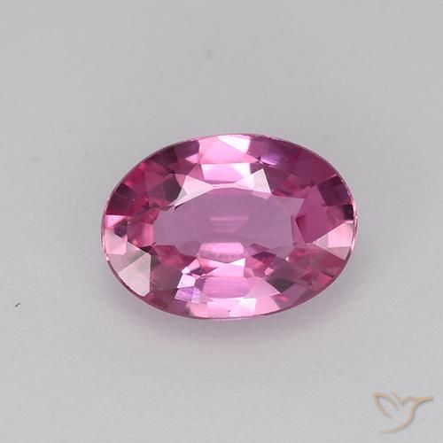 0.67ct Natural Medium Purple Sapphire, Oval, VVS