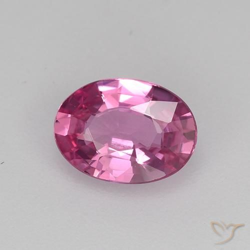 0.67 ct Purple Sapphire Stone, Natural Sapphire in Oval Facet Shape for Sale