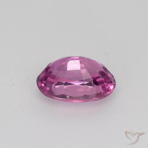 Sapphire Gemstone in 6.1 x 4.2 mm Size for Sale, Sapphire Stone in Reddish Purple Color