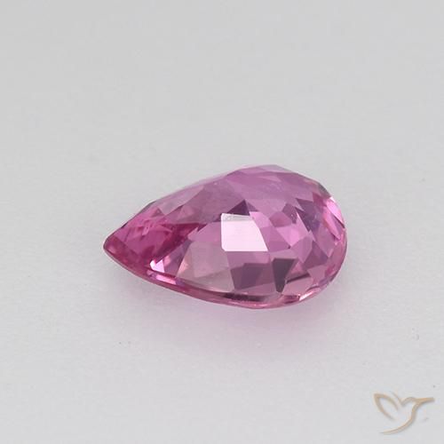 Sapphire Gemstone in 5.9 x 5.1 mm Size for Sale, Sapphire Stone in Royal Purple Pink Color