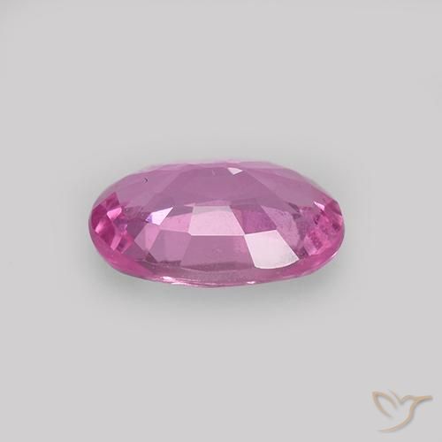Sapphire Gemstone in 6.5 x 4.6 mm Size for Sale, Sapphire Stone in Royal Purple Pink Color