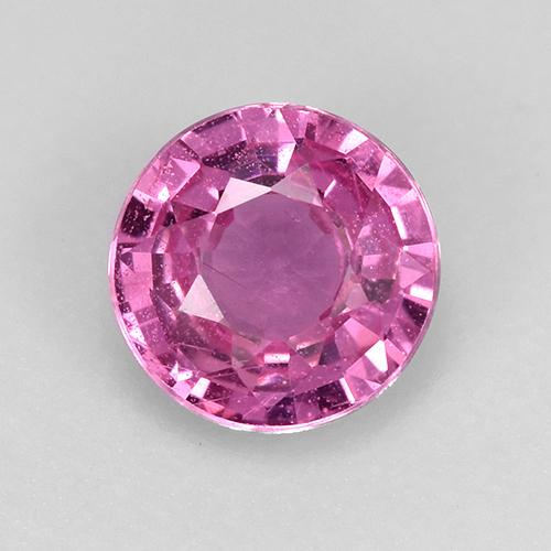 Medium Purple Saphir Edelstein - 0.7ct Rund Facettenschliff (ID: 522472)