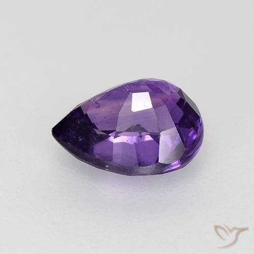 Sapphire Gemstone in 6.1 x 5 mm Size for Sale, Sapphire Stone in Medium Violet Color