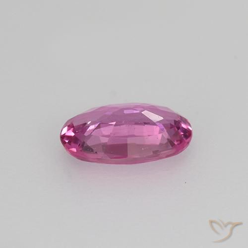 Sapphire Gemstone in 6.5 x 4.3 mm Size for Sale, Sapphire Stone in Medium Pink Color