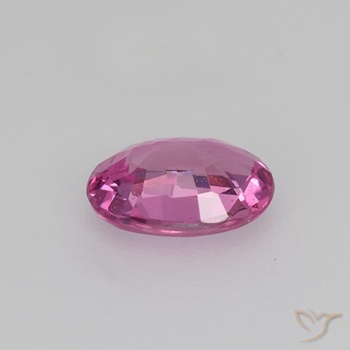 Sapphire Gemstone in 6.4 x 4.5 mm Size for Sale, Sapphire Stone in Medium Pink Color